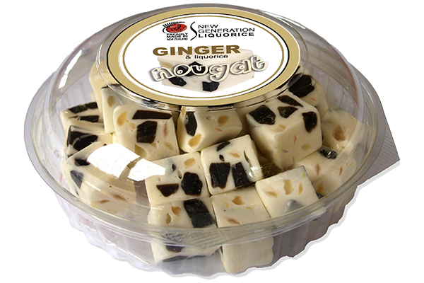 New Generation Liquorice for ginger and liquorice nougat
